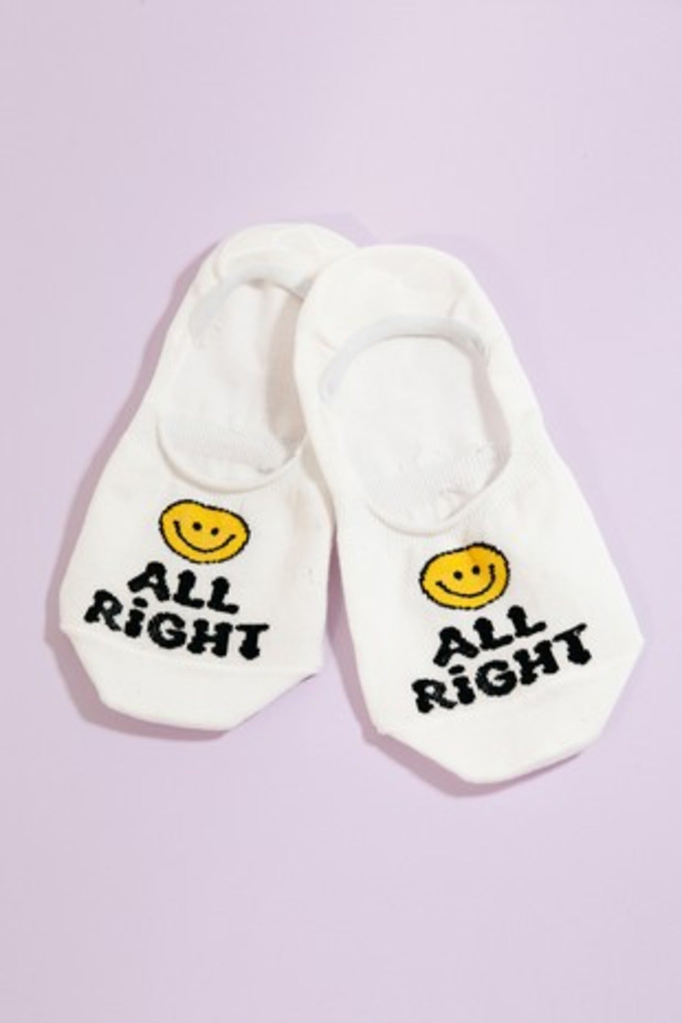 Say What Smiley Face Low Rise Socks