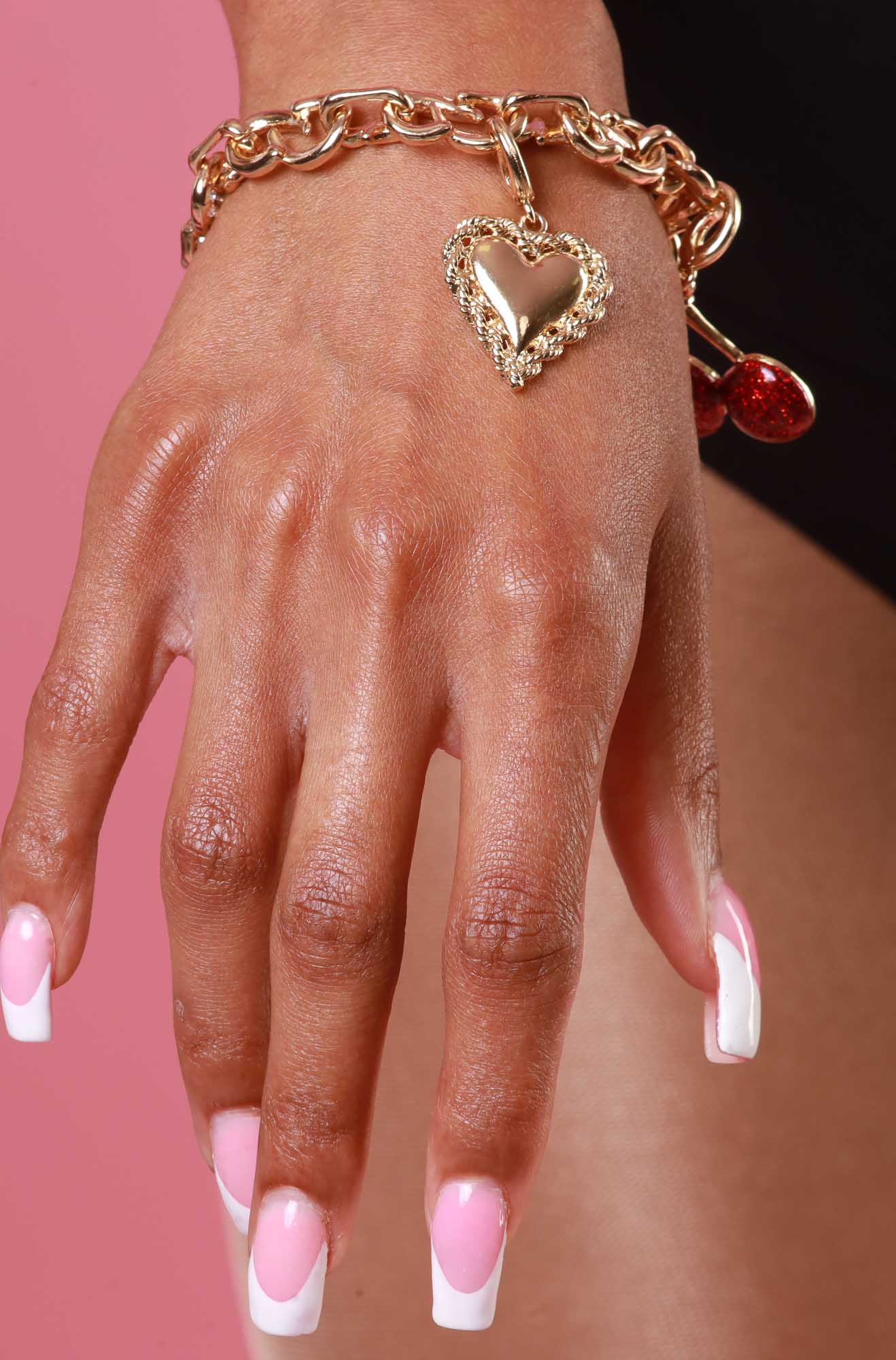 Charmed By You Gold Plated Charm - Braided Heart