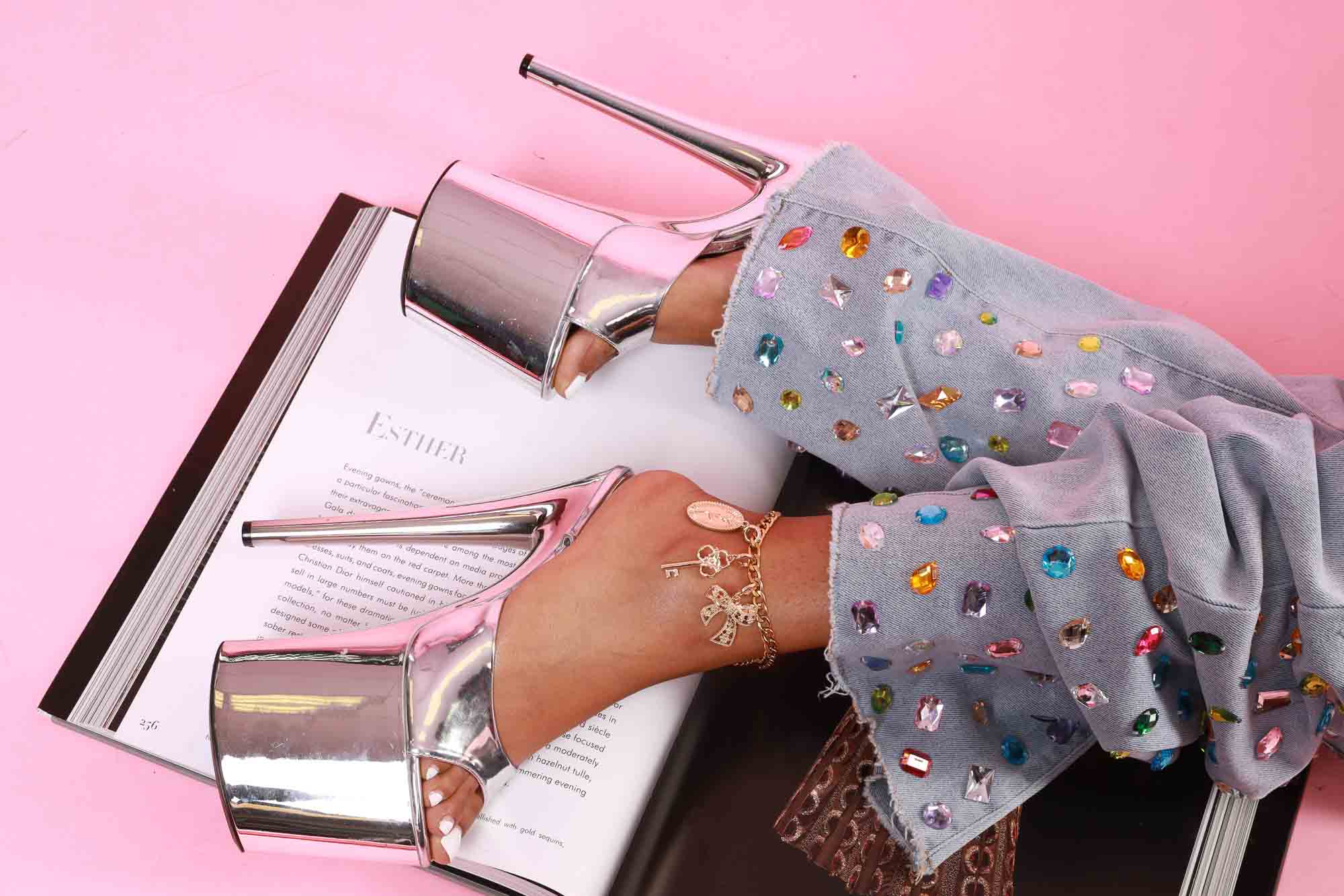 Charmed By You Gold Plated Charm - Oval Rose