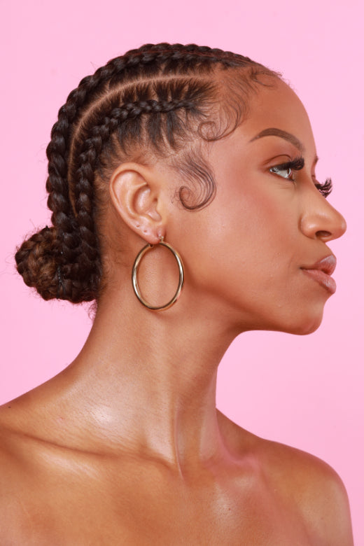 Lost In Love Tube Hoop Earrings