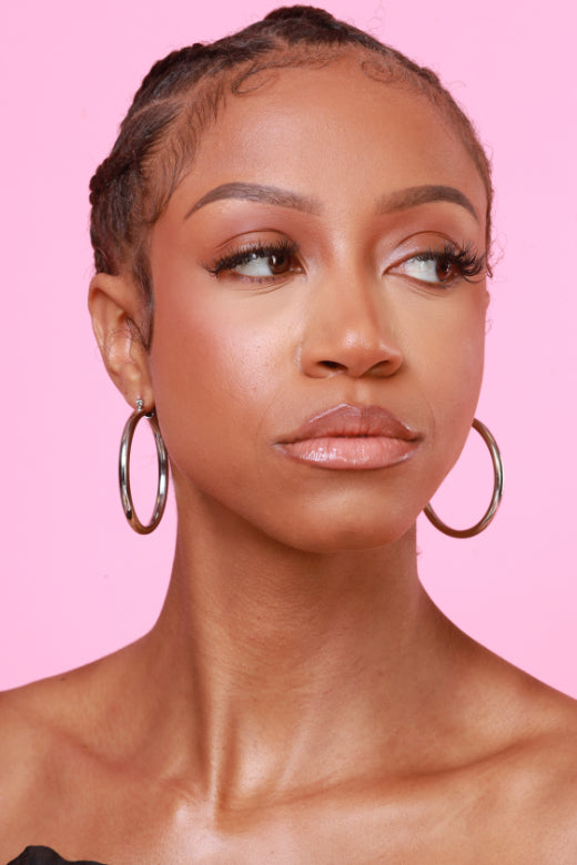 Lost In Love Tube Hoop Earrings