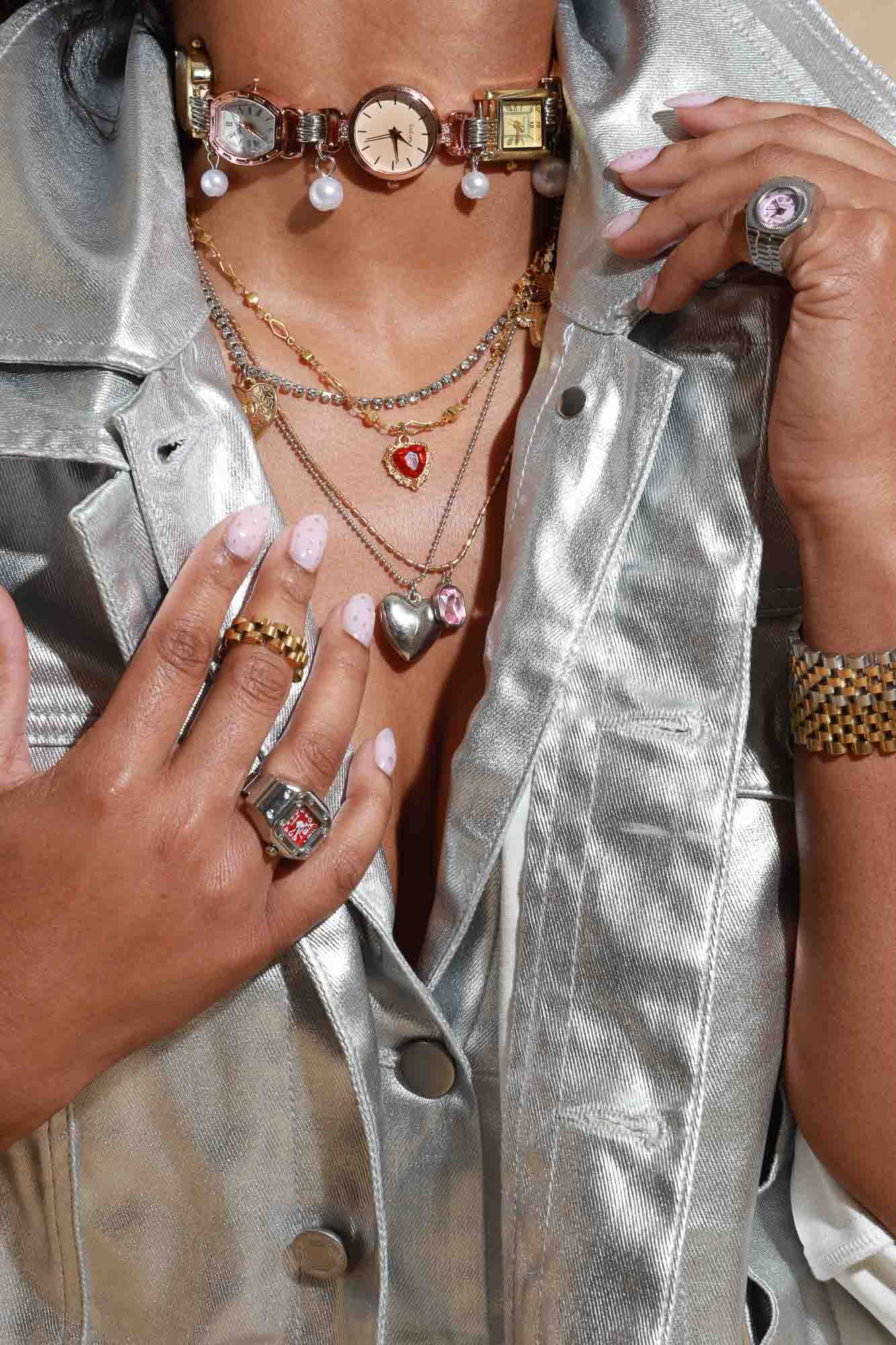 Tell Me More Heart Pearl Pendant Necklace