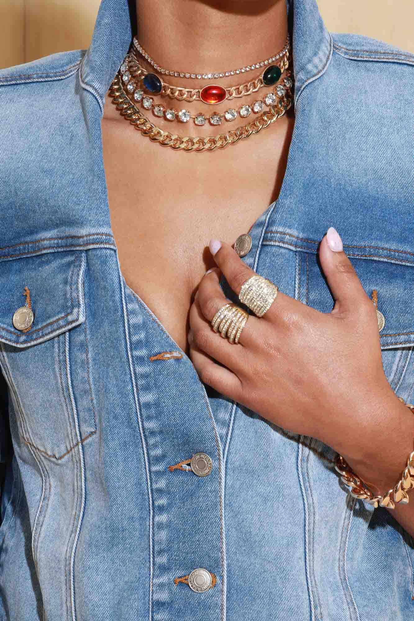 Chain Reaction Power Necklace Stack