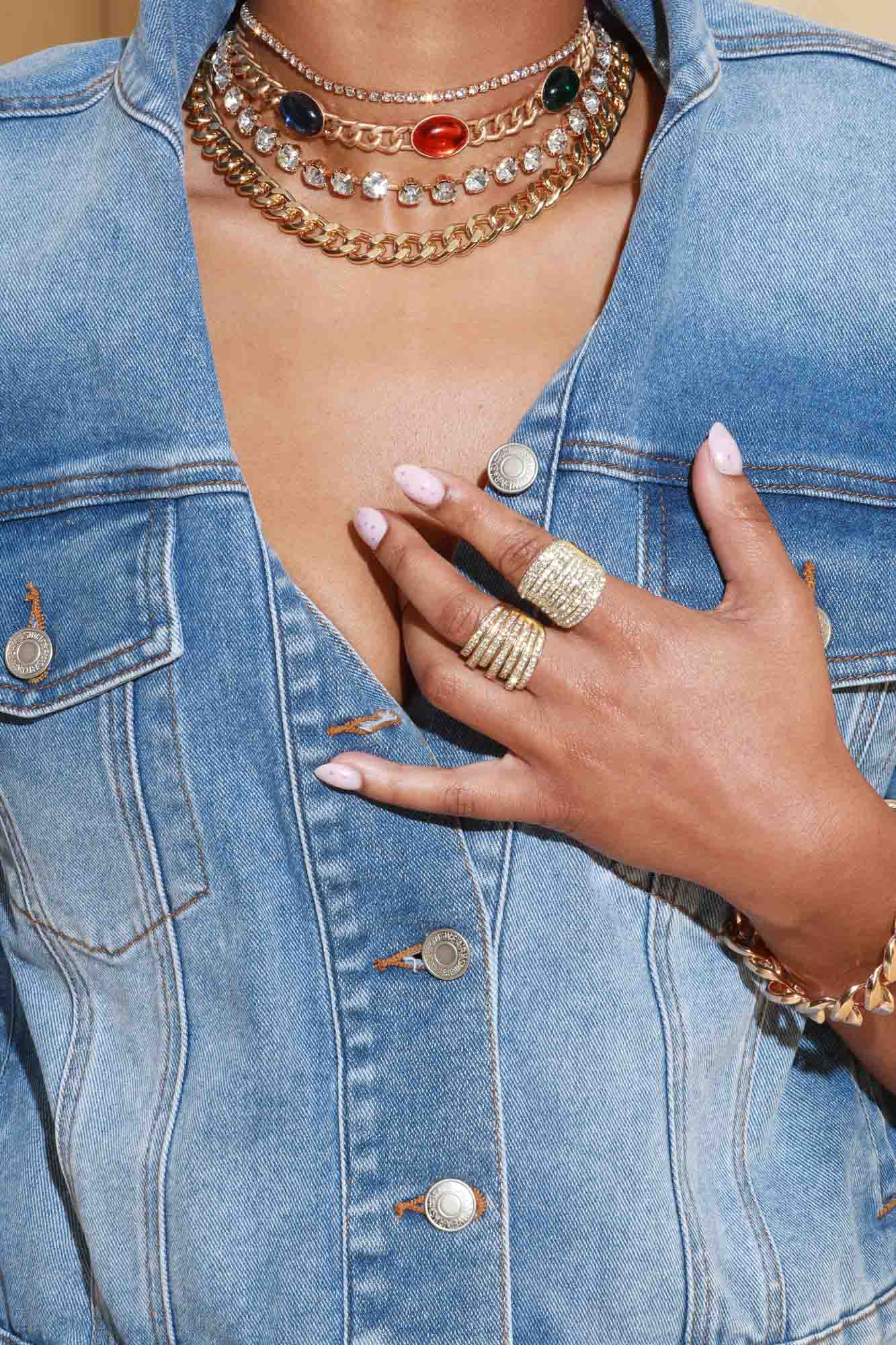 Chain Reaction Power Necklace Stack