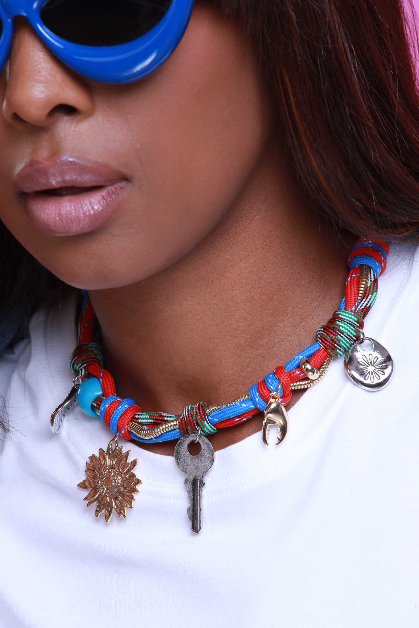 Bianca Rope Junkie Charm Necklace