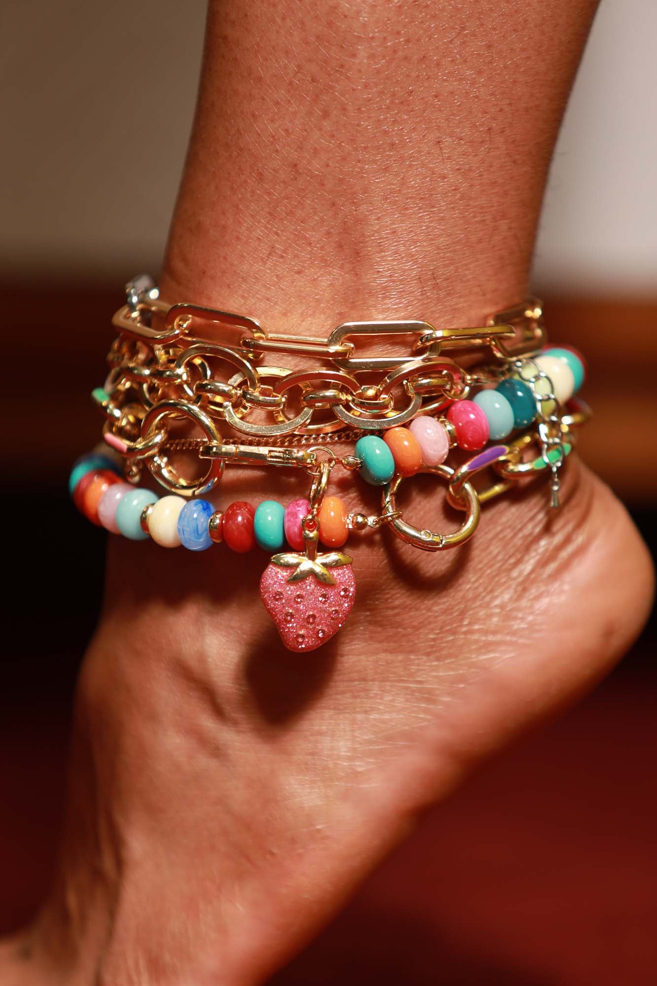 Candy Gram Junkie Bracelet and Anklet Stack 