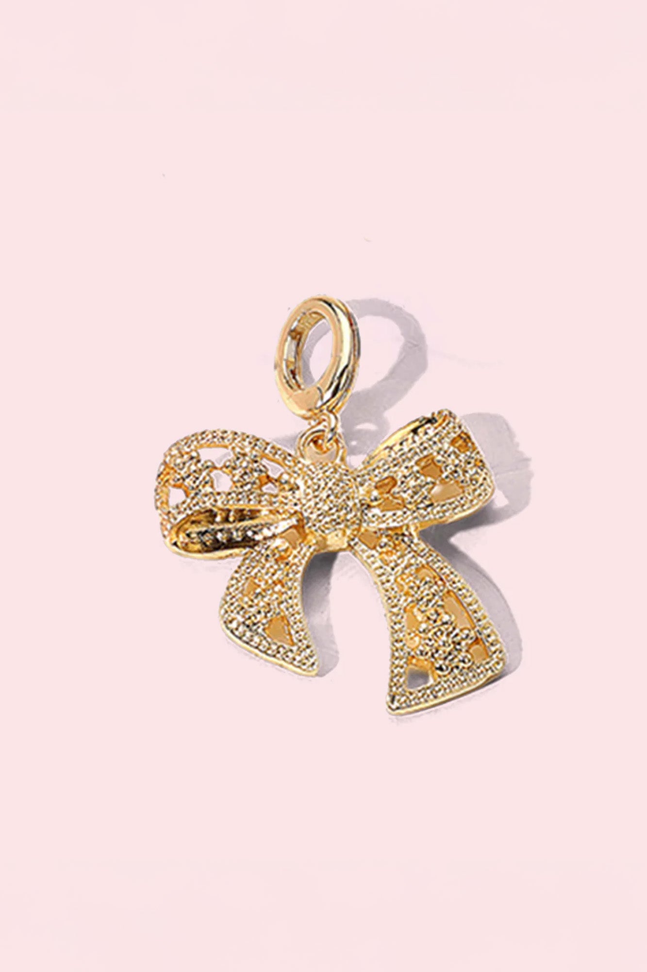 Charmed By You Gold Plated Charm - Bow