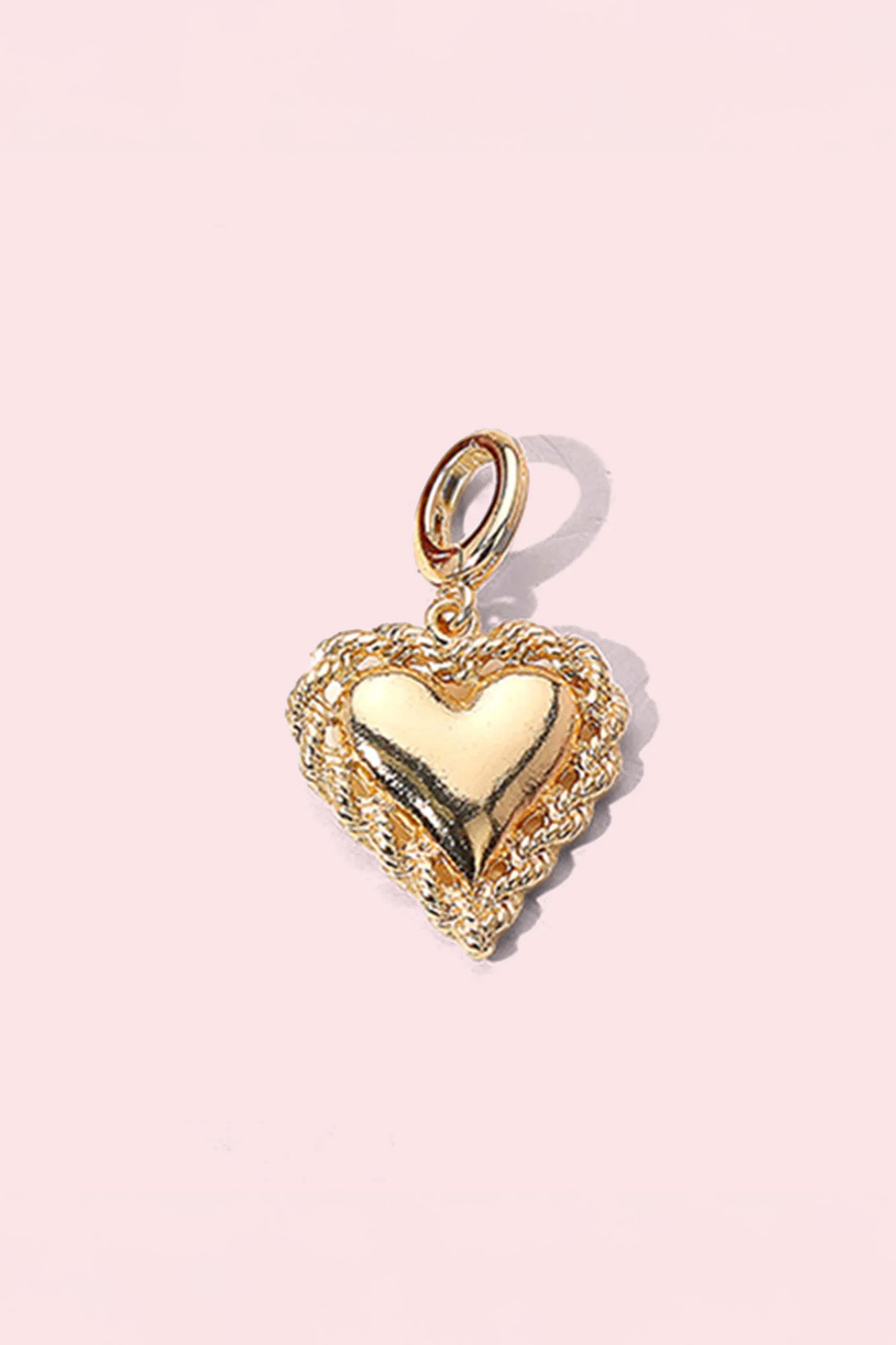 Charmed By You Gold Plated Charm - Braided Heart