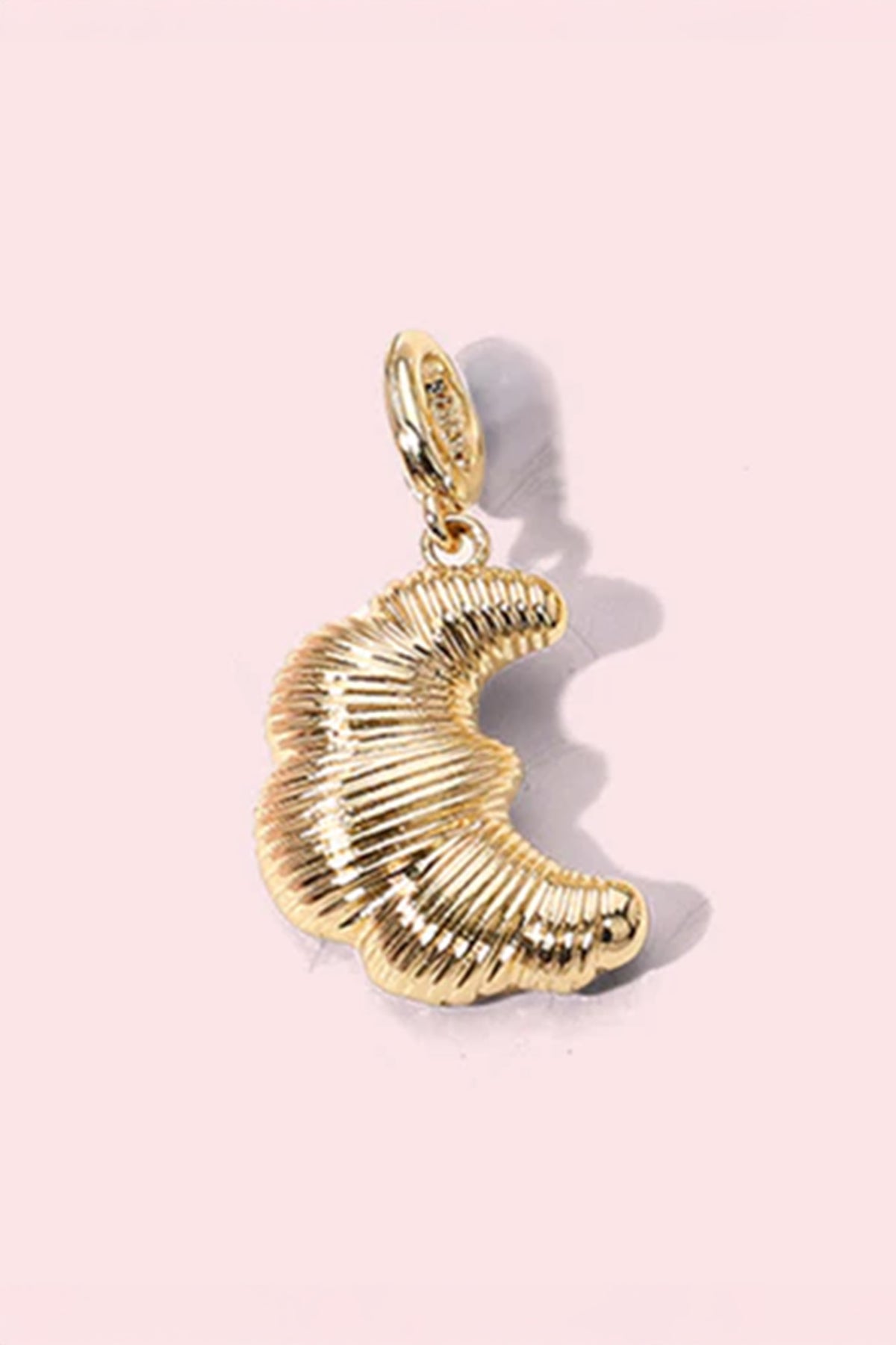 Charmed By You Gold Plated Charm - Croissant