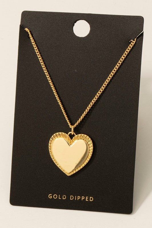 Engravable Heart Necklace